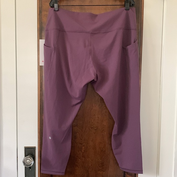 NWT Lululemon Wunder Train HR Tight 25” Pockets 20 Grape Thistle - Picture 4 of 6